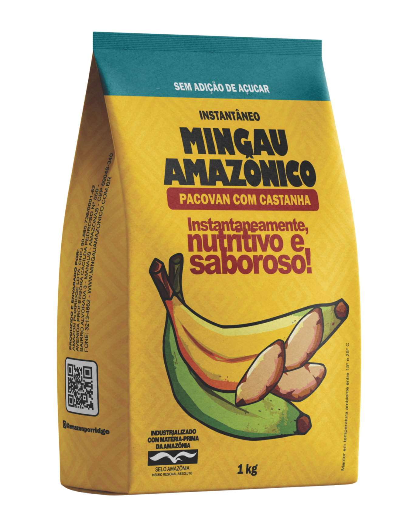 Mingau Amazônico Pacovan com Castanha 1kg